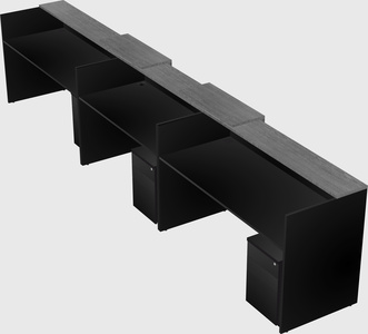 Long reception desk