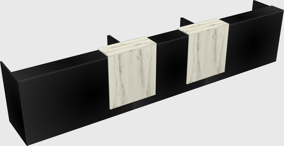 Long reception desk