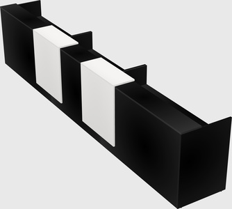 Long reception desk