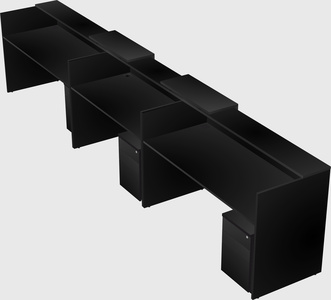 Long reception desk