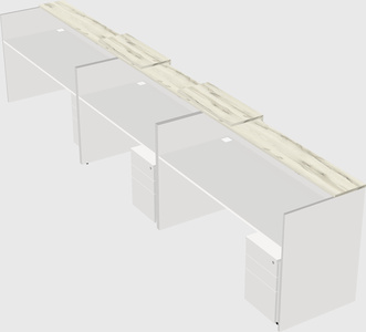 Long reception desk