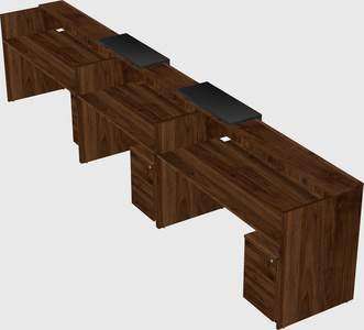 Long reception desk