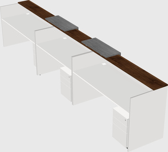 Long reception desk