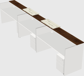 Long reception desk