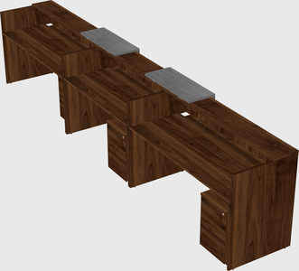 Long reception desk