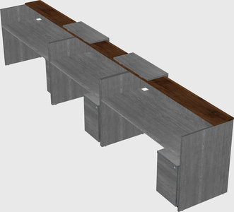 Long reception desk