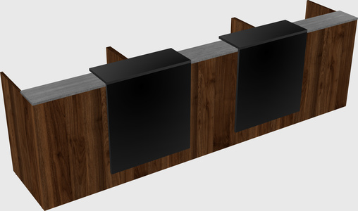 Long reception desk