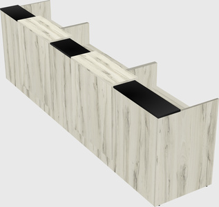 Long reception desk
