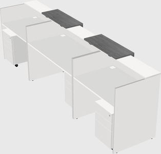 Long reception desk