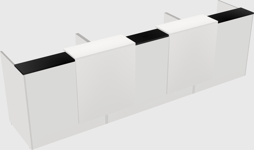 Long reception desk