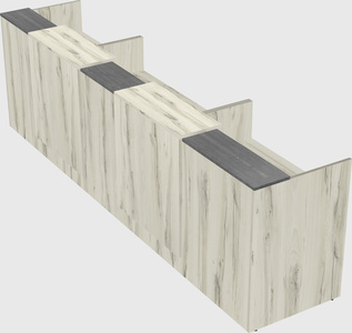Long reception desk