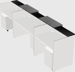 Long reception desk