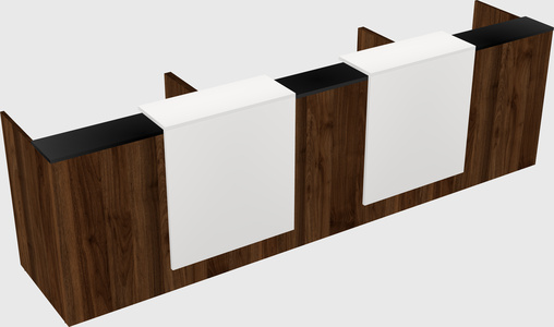 Long reception desk