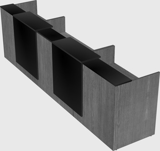 Long reception desk