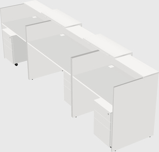 Long reception desk