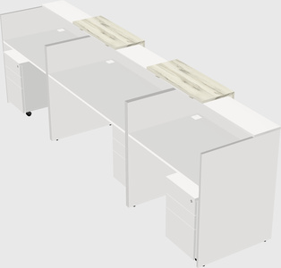 Long reception desk
