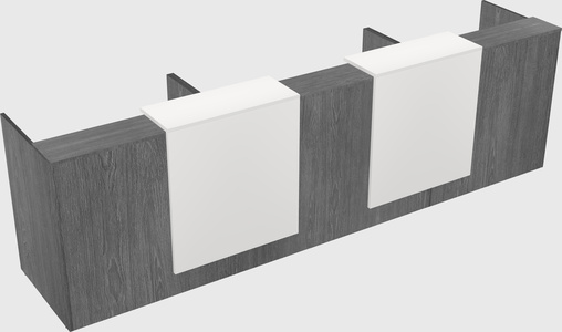 Long reception desk