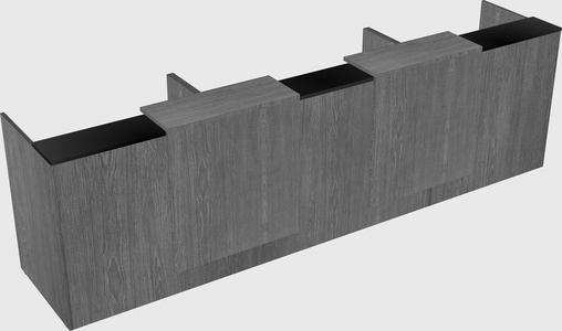 Long reception desk