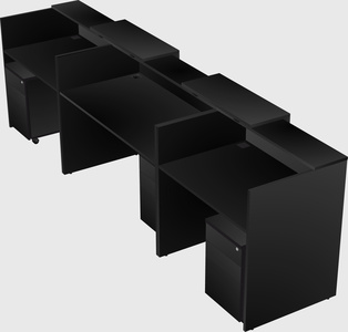 Long reception desk