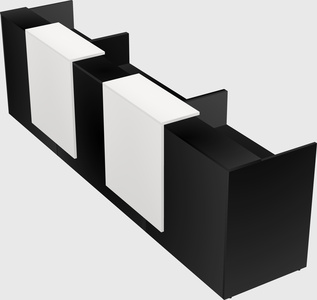 Long reception desk