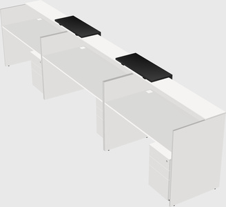 Long reception desk