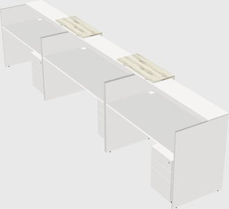 Long reception desk