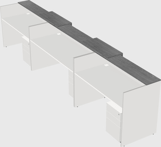 Long reception desk
