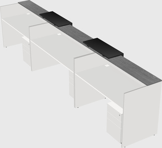 Long reception desk