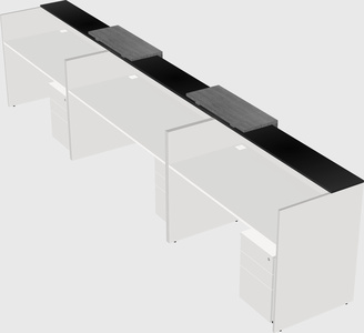 Long reception desk