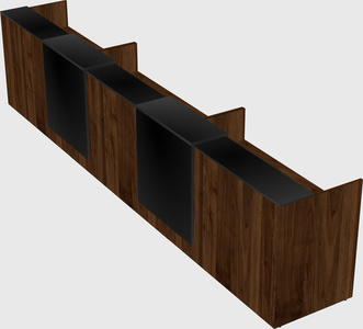 Long reception desk