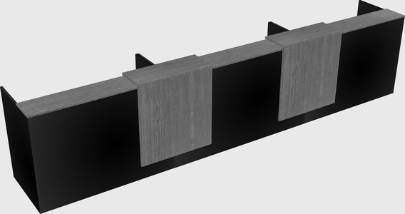 Long reception desk