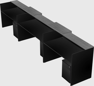 Long reception desk