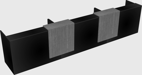 Long reception desk