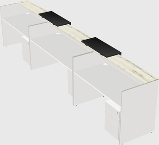 Long reception desk
