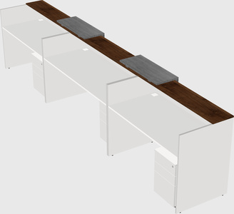 Long reception desk