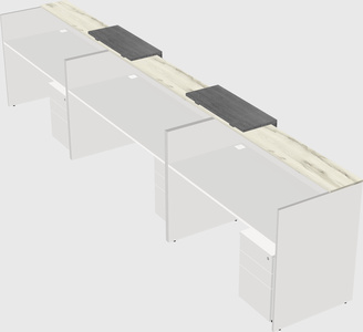 Long reception desk