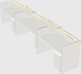 Long reception desk