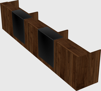 Long reception desk
