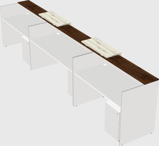 Long reception desk