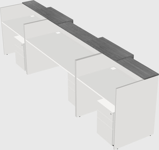 Long reception desk