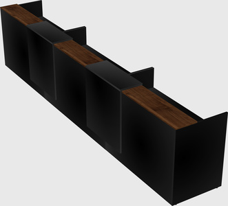 Long reception desk