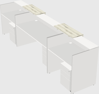 Long reception desk