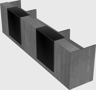 Long reception desk