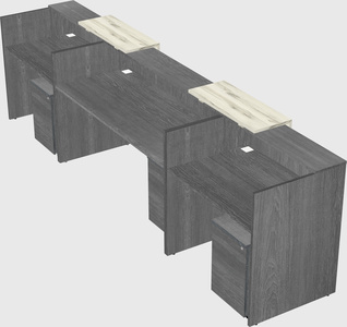 Long reception desk