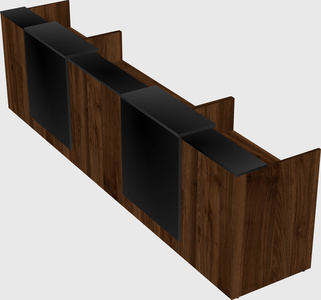 Long reception desk