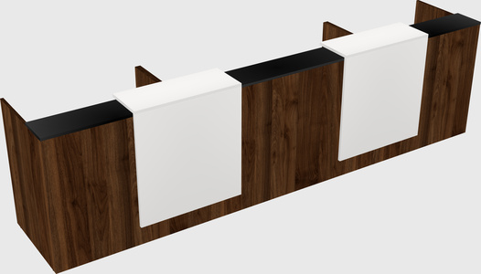 Long reception desk