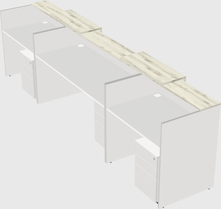 Long reception desk