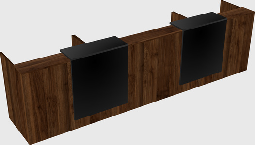 Long reception desk