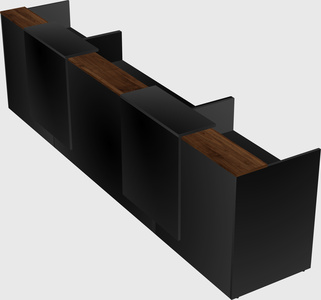 Long reception desk