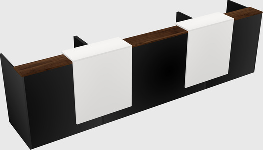 Long reception desk